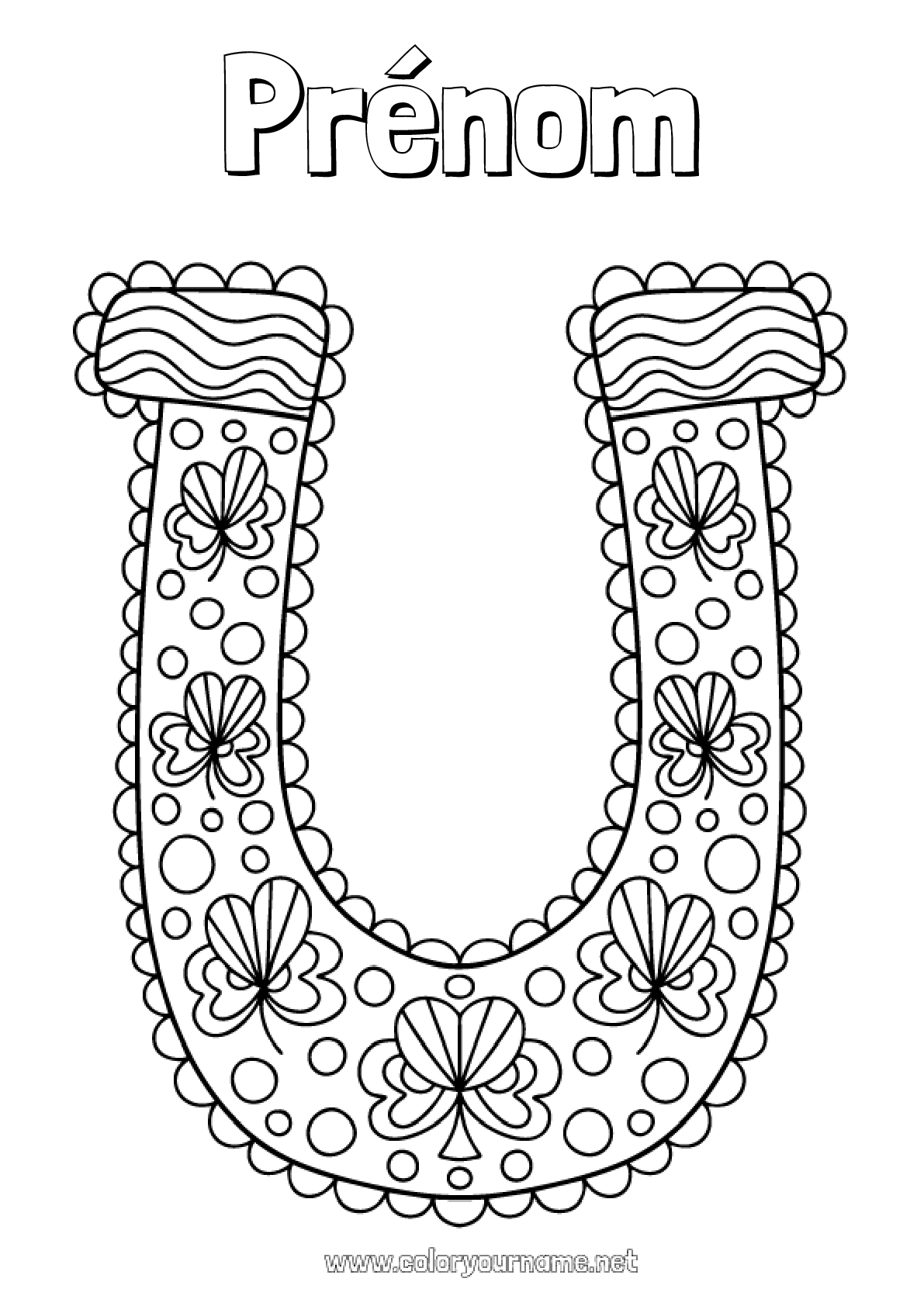 Coloriage N Chance Tr Fle Irlande