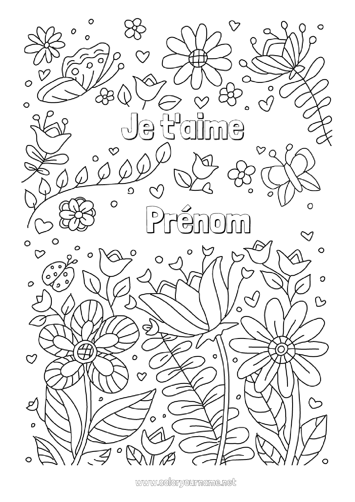 Coloriage N Fleurs Malade