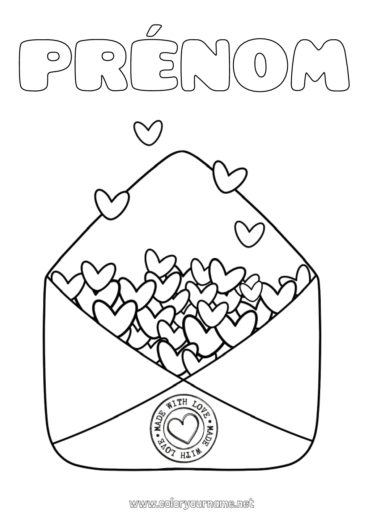 Coloriage N Coeur Je T Aime Saint Valentin