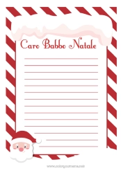 Colorear personalizable Navidad Carta a Papa Noel Actividades para niños Lista de regalos para Papá Noel