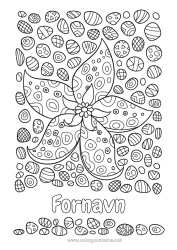 Gratis fargelegging Blomster Mandala Komplekse fargelegginger