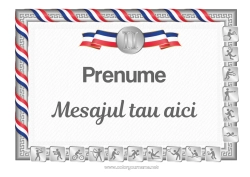 Pagină de colorat personalizată Fotbal Sport Dansă Rugby Baseball Cursă Campion Volei Sporturi de echipă Sporturi nautice Gimnastică Sporturi artistice Tenis Sporturi cu rachete Sporturi de contact Competiții și premii Alte sporturi Ping pong Ultimate, frisbee Badminton Handbal Karaté Judo Boxă Înot Jocurile Olimpice Golf Diplomă Bani Locul doi