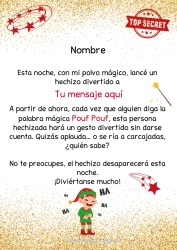 Colorear gratis Elfos de navidad Misión del Elfo de Navidad Cartas de elfos bromistas Ideas Traviesas del Duende de Navidad Truco de magia