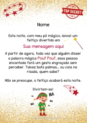 Desenho para personalizar Elfo de Natal Missão do Elfo de Natal Cartas de duendes travessos Ideias Travessas para Duendes de Natal Truque de mágica