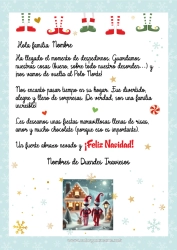 Colorear para personalizar Elfos de navidad Cartas de elfos bromistas Carta de Despedida del Elfo