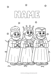 Free drawing Epiphany Three Wise Men