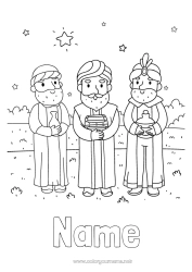 Free drawing Epiphany Three Wise Men