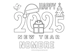 Dibujo libre Feliz año 2025