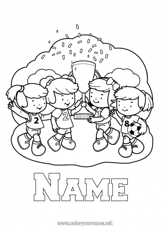 World Cup Trophy Drawing - Get Coloring Pages