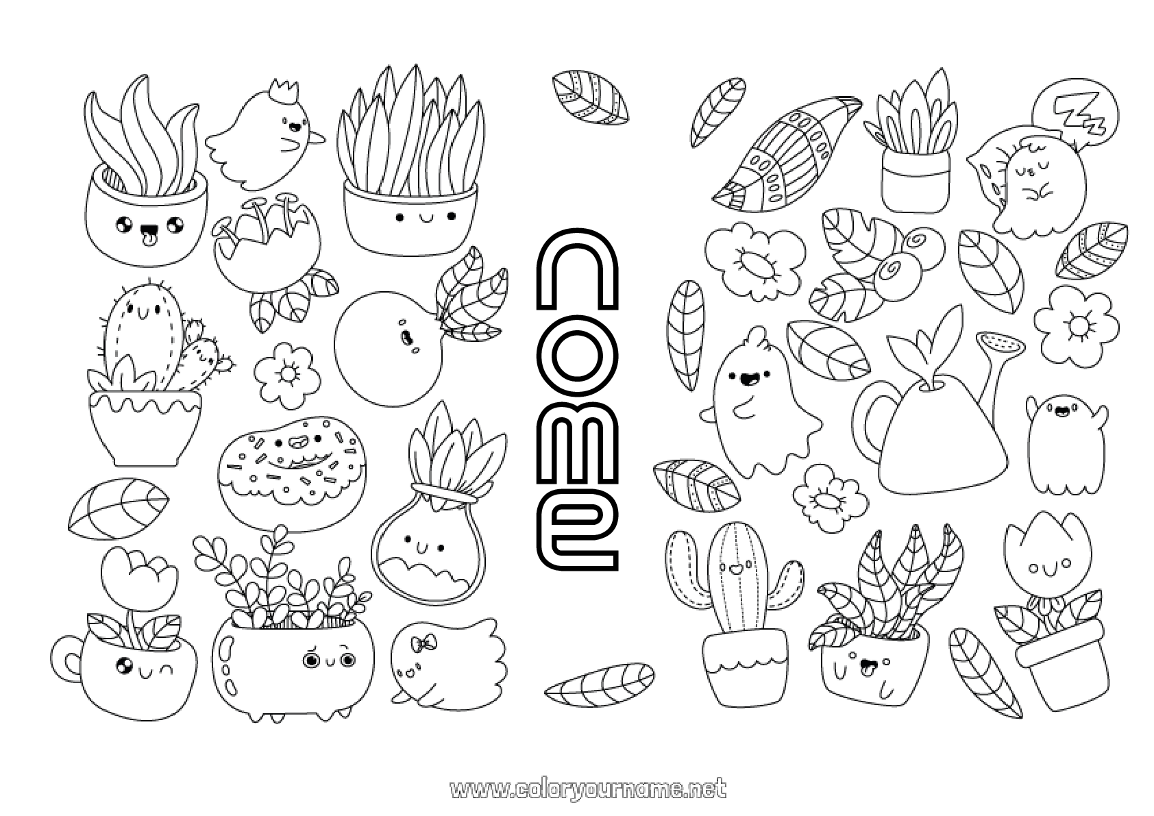 desenhos para colorir kawaii 215 –  – Desenhos para Colorir