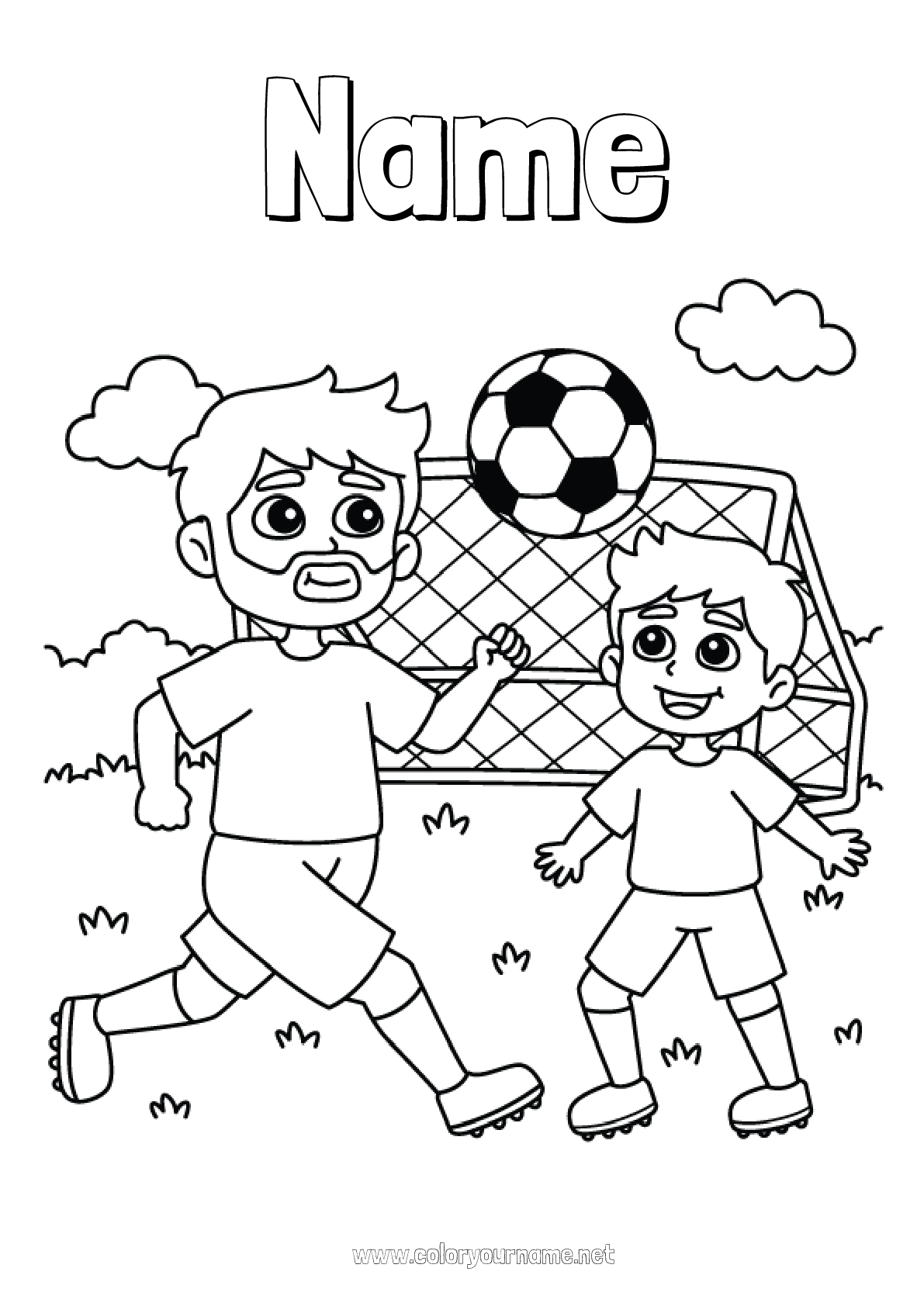 Coloring page No.2221 - Football Soccer ball Sport