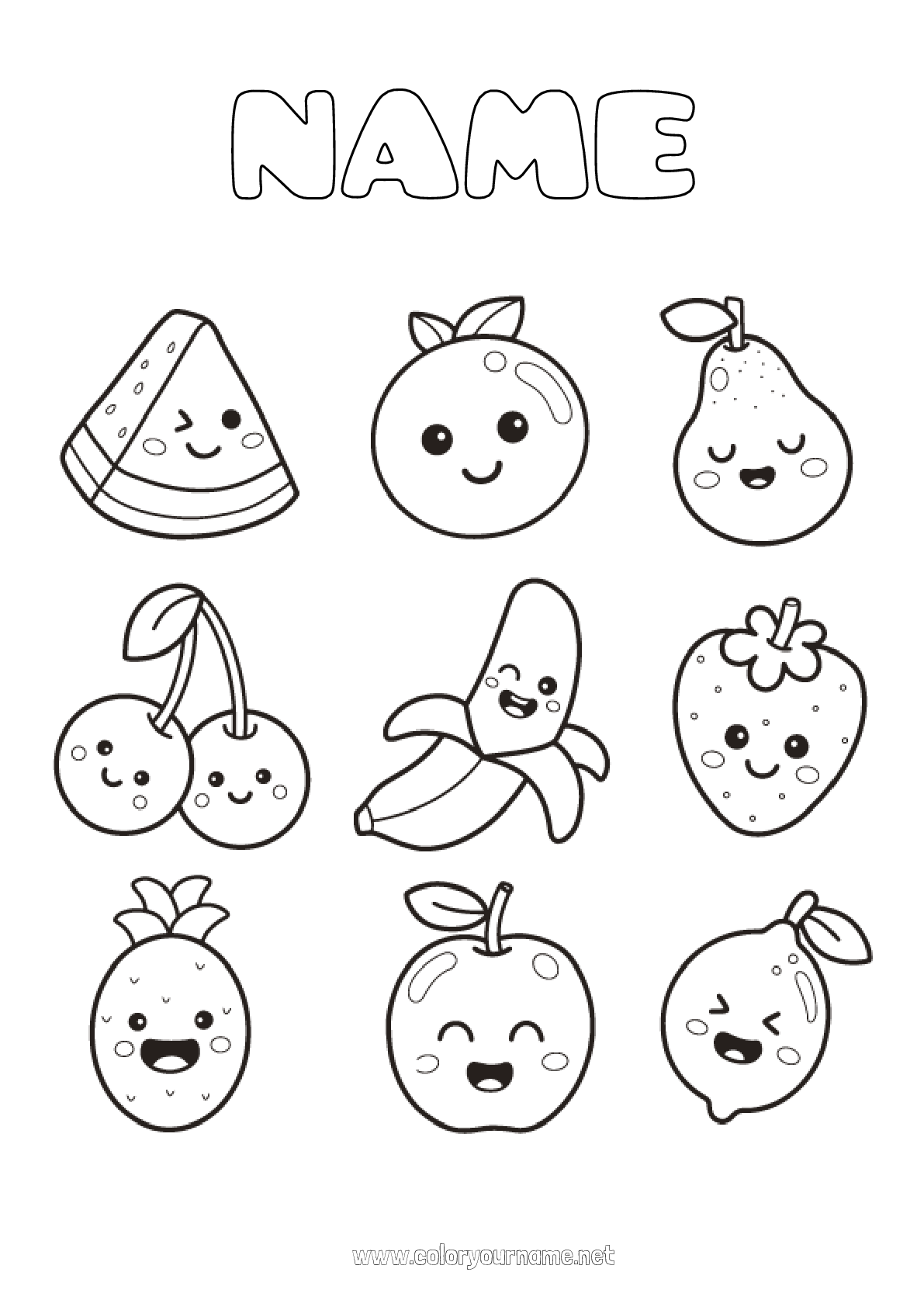 Hand Drawn Doodle Fruits Name Vector Stock Vector (Royalty Free) 320417537  | Shutterstock