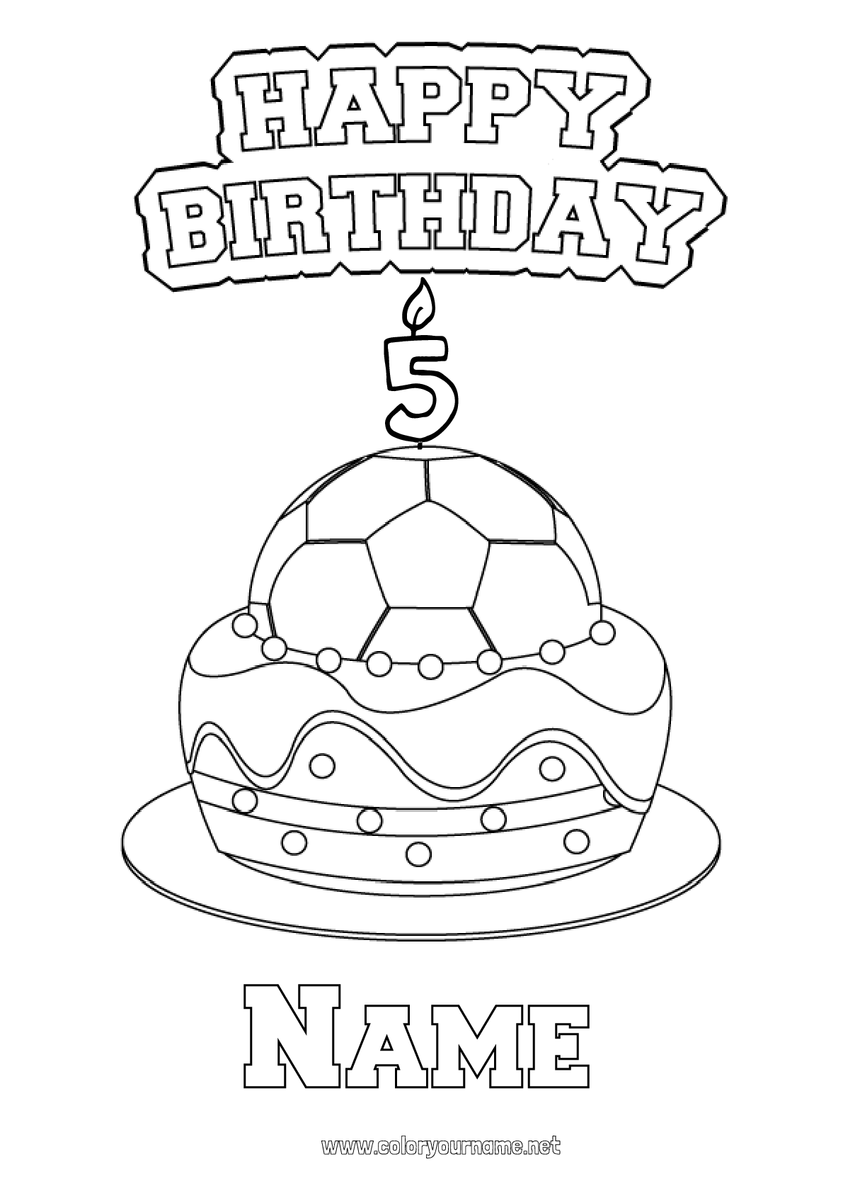 10 Soccer Birthday Coloring Pages for a Kickin' Celebration