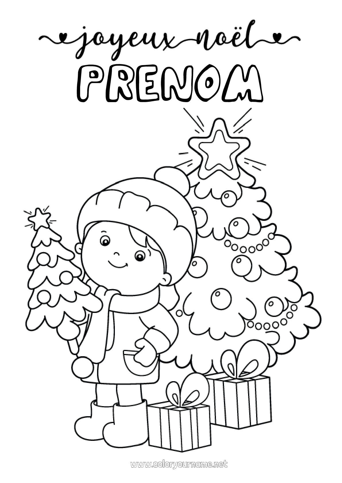 Joyeux Noël 92 coloriages personnalisables gratuits à imprimer