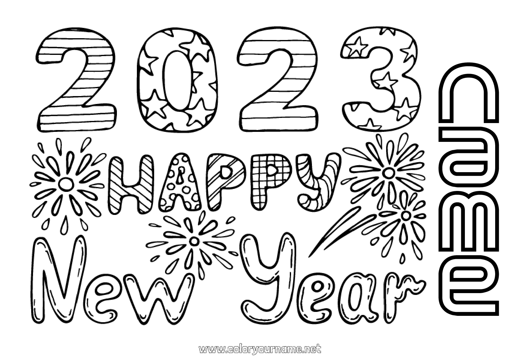 coloring-page-no-579-2023-happy-new-year-firework