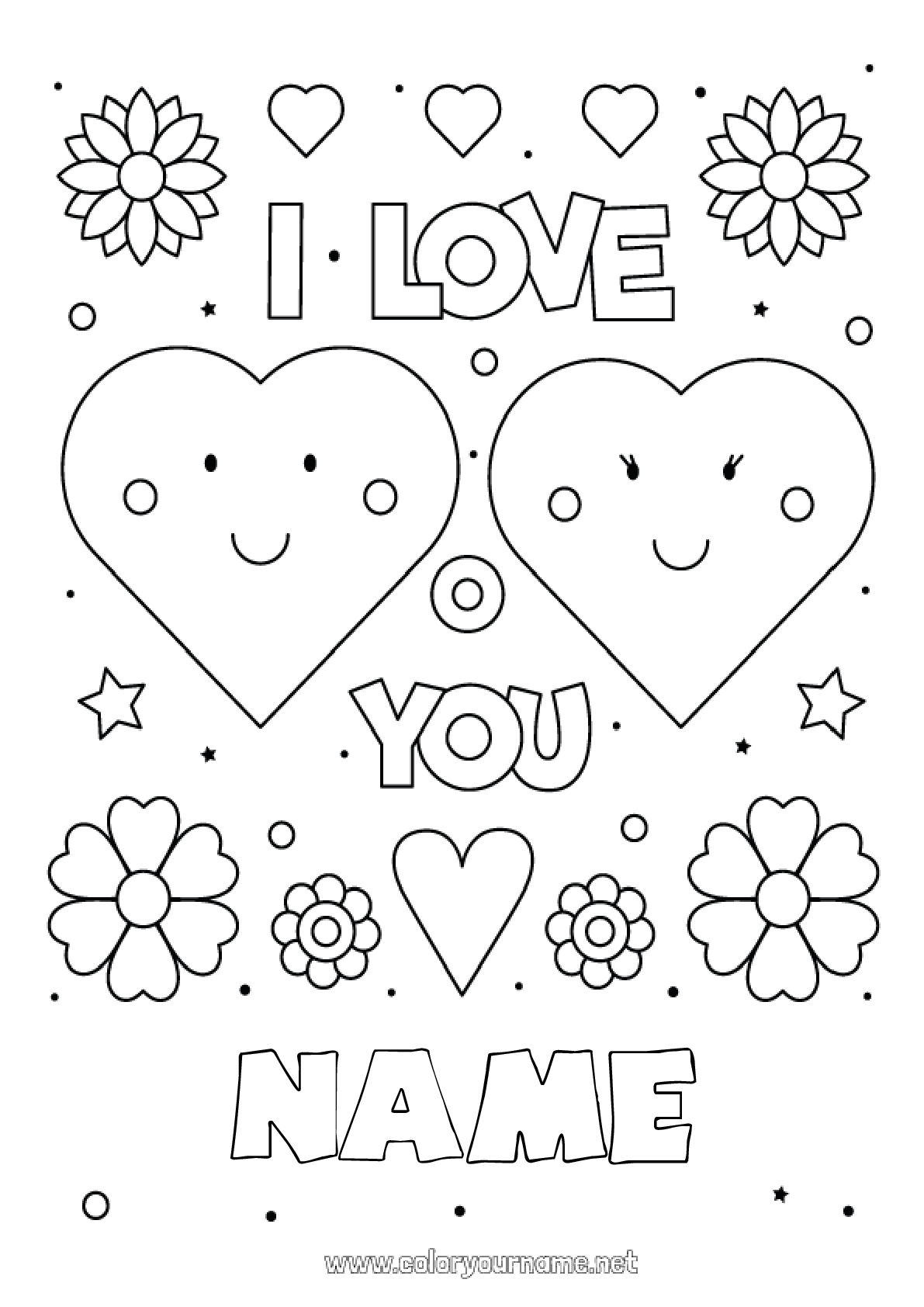 love coloring pages
